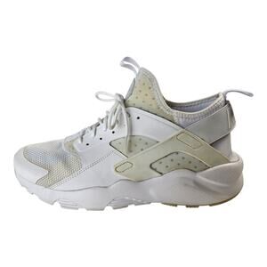 NIKE Air Huarache Run Ultra Men's 9.5 Running Shoes Sneakers White 819685-101